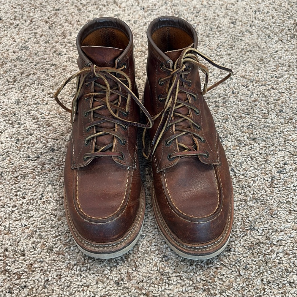 Mens Red Wing Moc Toe Boots
